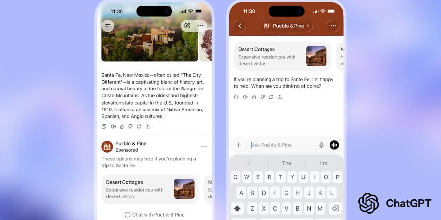 OpenAI to Show Ads in ChatGPT for Logged-In U.S. Adults on Free and Go Plans